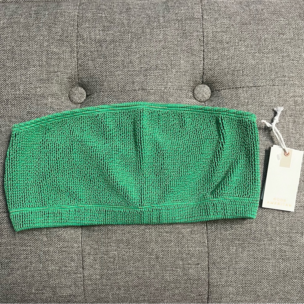 Good American Always Fits Metallic Swim